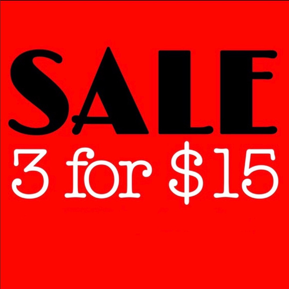 🚨3 for $15 sale🚨
